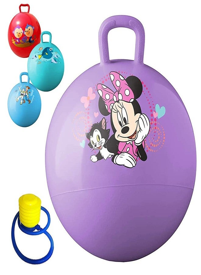 TORIOX Hop Ball for Kids Ages 3-6 Year, Sit and Bounce Rubber Hop Ball for Boys Girls Toys, Jumping Balls for Kids, Bouncing Inflatable Sit and Bounce Hop Ball for Child - Image 1